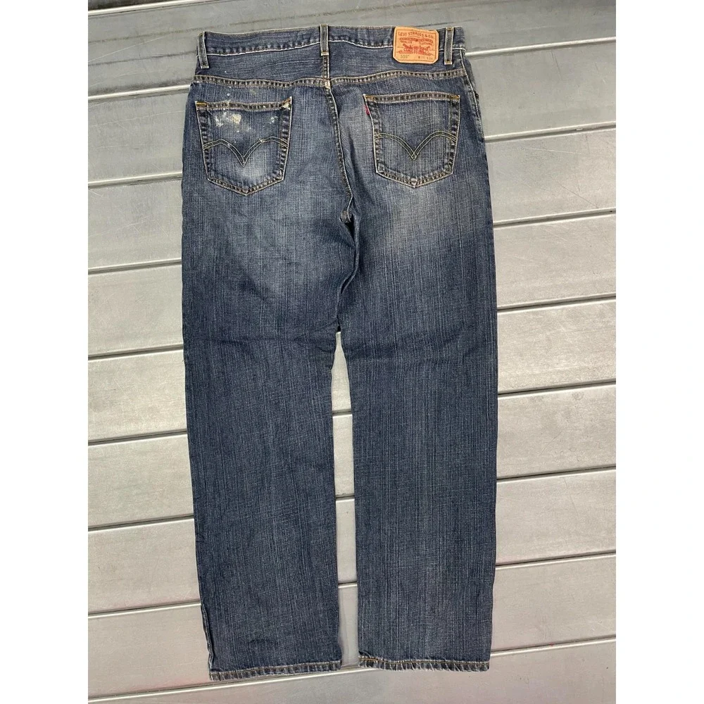 Vintage‎ Levis 559 Jeans Mens 36X34 Blue Medium Wash Denim Relaxed Straight Leg